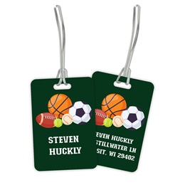 Modern Sports Theme Luggage & Bag Tag