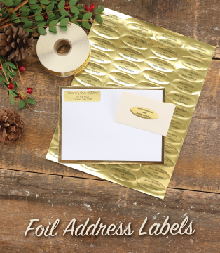 Foil Address Labels