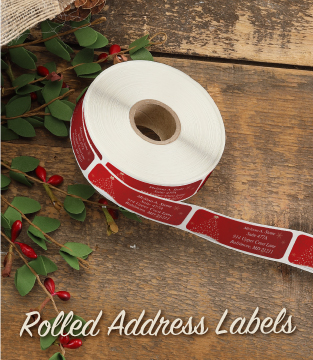 Rolled Address Labels