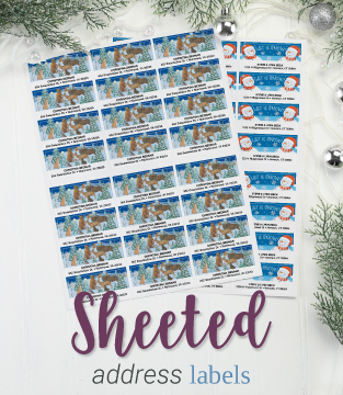 Sheeted Address Labels