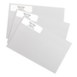 Black & White Cursive Rolled Address Labels with Dispenser